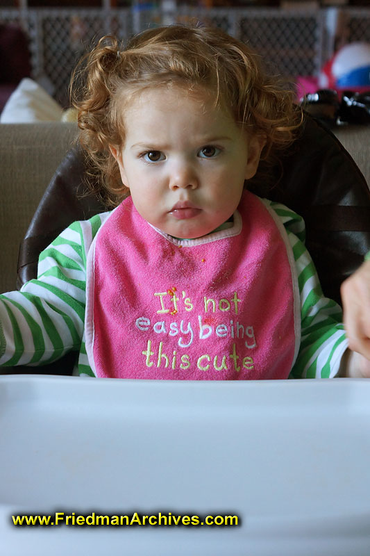 toddler,two,high chair,pouting,cute,bib,feeding,attitude,pout,stare,it's not easy being this cute,window light,